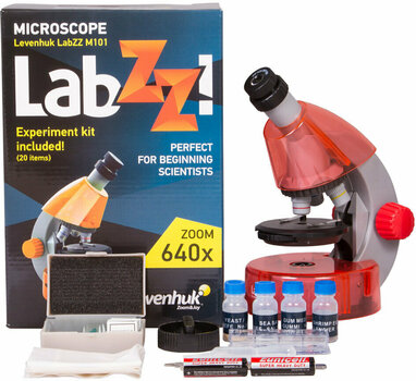 Microscópio Levenhuk LabZZ M101 Orange Microscópio Microscópio - 10