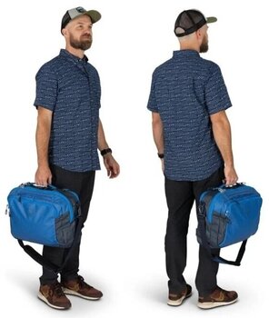 Zeilzak Osprey Transporter Carry On Boarding Bag Tas Raven Black/Black 23,5 L - 6