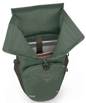 Lifestyle-rugzak / tas Osprey Transporter Roll Top Pack Rugzak Pine Leaf/Earl Grey 16" 30 L - 4
