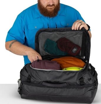 Zeilzak Osprey Transporter Squffel Reistas-Rugzak Raven Black/Black 44 L - 9