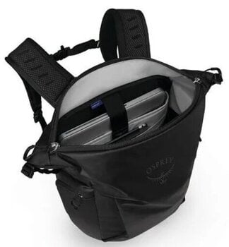 Lifestyle-rugzak / tas Osprey Transporter Zinch Rugzak Raven Black/Black 22 L - 2