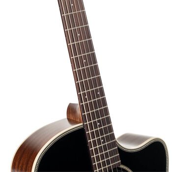 Jumbo elektro-akoestische gitaar Cort ESSENCE-GA4 Black Jumbo elektro-akoestische gitaar - 7