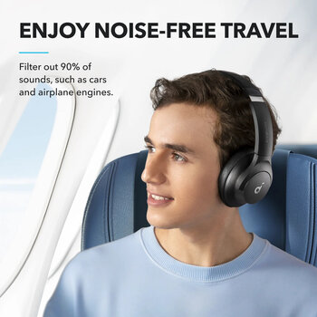 On-ear draadloze koptelefoon Anker Soundcore Q20i Black On-ear draadloze koptelefoon - 2