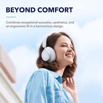 On-ear draadloze koptelefoon Anker Soundcore Space Q45 White On-ear draadloze koptelefoon - 4