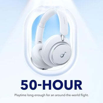 On-ear draadloze koptelefoon Anker Soundcore Space Q45 White On-ear draadloze koptelefoon - 5
