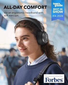 Vezeték nélküli fejhallgatók On-ear Anker Soundcore Space One Pro Jet Black Vezeték nélküli fejhallgatók On-ear - 4