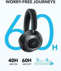 Langattomat On-ear-kuulokkeet Anker Soundcore Space One Pro Jet Black Langattomat On-ear-kuulokkeet - 4