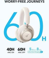 Ασύρματο Ακουστικό On-ear Anker Soundcore Space One Pro Cream White Ασύρματο Ακουστικό On-ear - 4