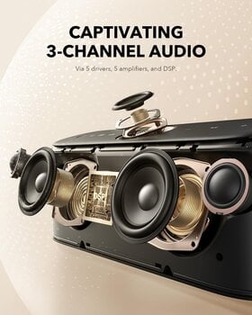 Draagbare luidspreker Anker Soundcore Motion X 600 Black Draagbare luidspreker - 6