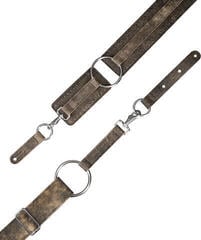 Correa de guitarra Levy's Baldric Distressed Black Correa de guitarra - 1