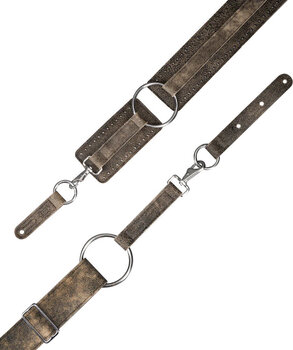 Curea de chitară Levy's Baldric Distressed Black Curea de chitară - 2