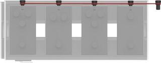 Stroomkabel D'Addario XPND Adjustable Daisy Chain  Stroomkabel - 1