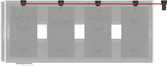 Cablu de alimentare D'Addario XPND Adjustable Daisy Chain  200 cm Cablu de alimentare - 2
