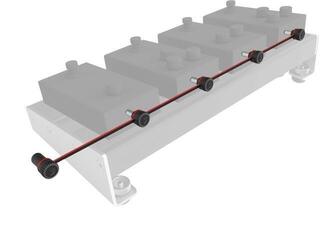 Stroomkabel D'Addario XPND Adjustable Daisy Chain  Stroomkabel - 2