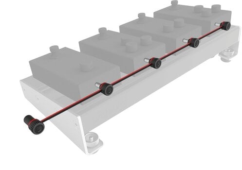 Cablu de alimentare D'Addario XPND Adjustable Daisy Chain  200 cm Cablu de alimentare - 3