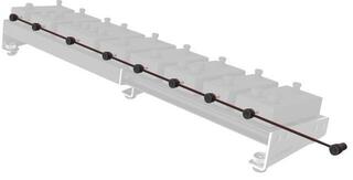 Stroomkabel D'Addario XPND Adjustable Daisy Chain  Stroomkabel - 3