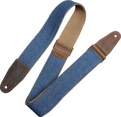 Textile guitar strap Levy's Denim Textile guitar strap Blue - 1