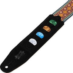 Textile guitar strap Levy's Original Hootenanny Textile guitar strap Aztec - 4