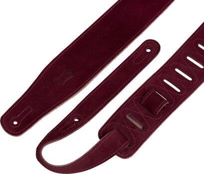 Gitarrengurt Levy's Simply Suede Burgundy Gitarrengurt - 2