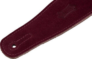 Gitarrengurt Levy's Simply Suede Burgundy Gitarrengurt - 3