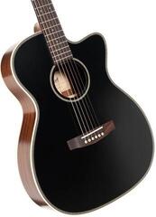 Elektroakustická gitara Jumbo Cort ESSENCE-OC4 Black Elektroakustická gitara Jumbo - 2