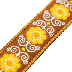 Textile guitar strap Levy's Original Hootenanny Textile guitar strap Yellow - 2