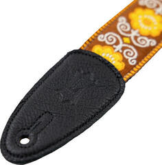 Textile guitar strap Levy's Original Hootenanny Textile guitar strap Yellow - 3