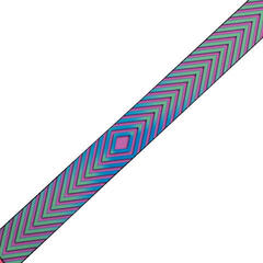 Textile guitar strap Levy's Optical Illusion Textile guitar strap Distortion - 3