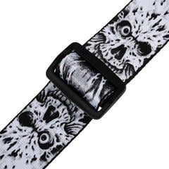Textile guitar strap Levy's Skull Textile guitar strap Zombie - 1
