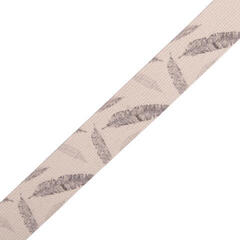 Textile guitar strap Levy's Nature Cotton Textile guitar strap Feather - 1