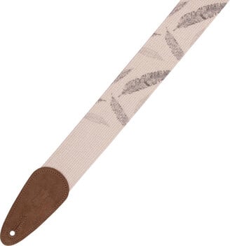 Gitaarriem Levy's Nature Cotton Gitaarriem Feather - 3