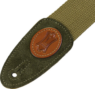 Tekstilni remen za gitaru Levy's Signature Cotton  Green Tekstilni remen za gitaru - 4