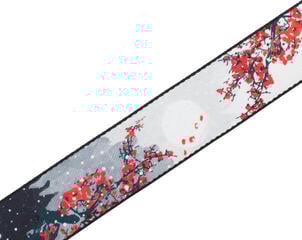 Textile guitar strap Levy's Nature Textile guitar strap Cherry Blossoms - 1