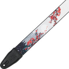 Textile guitar strap Levy's Nature Textile guitar strap Cherry Blossoms - 2