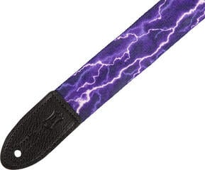 Textile guitar strap Levy's  Junior Poly Textile guitar strap Lightning Bolt - 2