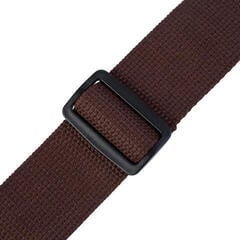 Textile guitar strap Levy's Cotton & Suede Textile guitar strap Brown - 1