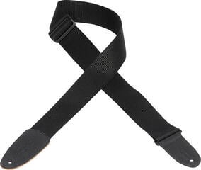 Textilgurte für Gitarren Levy's Heavy Weight Poly Black Textilgurte für Gitarren - 1