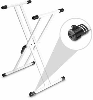 Opvouwbare keyboardstandaard Gravity KSX 2 W Opvouwbare keyboardstandaard White - 3