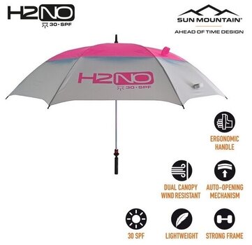 Paraplu Sun Mountain UV H2NO Paraplu Hot Pink/Cadet - 3