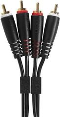 Audio kábel UDG Ultimate Audio Set RCA Čierna/Rovný - Rovný - 1