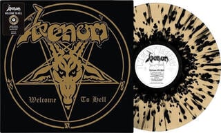 LP deska Venom - Welcome to Hell (Gold With Black Splatter Coloured) (LP) - 1