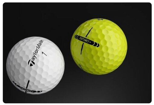 Piłka golfowa TaylorMade Distance+ Yellow Standard 12 Piłka golfowa - 5