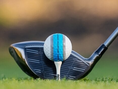 Golfbal TaylorMade Tour Response Stripe Neon Blue Golfbal - 15