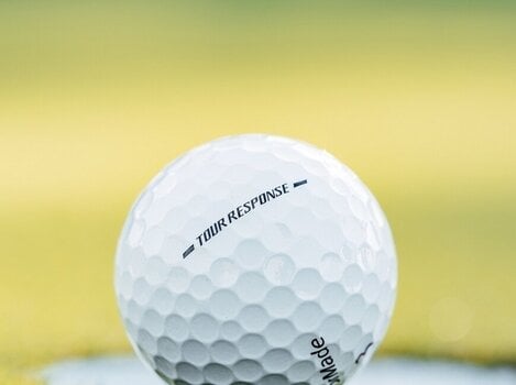 Golfbal TaylorMade Tour Response Stripe Neon Blue Golfbal - 17