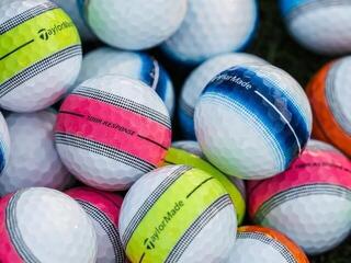 Golfové lopty TaylorMade Tour Response Stripe Single Ball Neon Multicolour Golfové lopty - 6