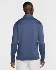 Pulóver Nike Dri-Fit Victory Therma Flex 1/2 Zip Mens Top Diffused Blue/Obsidian/White - 4
