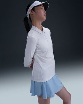 Poloshirt Nike Dri-Fit Victory Womens Long Sleeve White/Black XS Poloshirt - 6