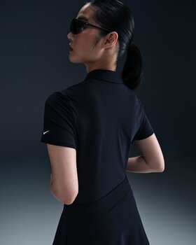 Poloshirt Nike Dri-Fit Victory Short Sleeve Womens Black/White L Poloshirt - 3