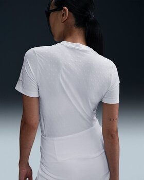 Poloshirt Nike Dri-Fit Tour Blade Jacquard Womens White/Black M Poloshirt - 2
