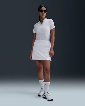 Poloshirt Nike Dri-Fit Tour Blade Jacquard Womens White/Black M Poloshirt - 4